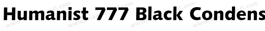 Humanist 777 Black Condensed B字体转换 Humanist 777 Black Condensed B字体转换